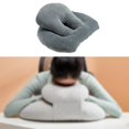 thumbnail image 3 of Almohada para dormir de oficina, almohada de viaje con orificio de ventilación, cómoda y suave almohada para dormir, viajar,, 3 of 6
