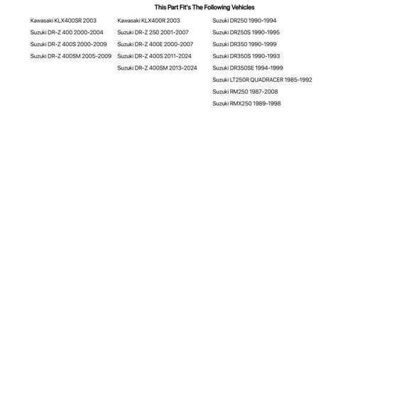 Tusk Front Sprocket 13 Tooth