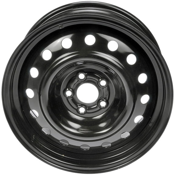 Dorman 939-120 Steel 16" Wheel Rim 16 x 6.5-inch 5-Lug Black, for Specific Volkswagen Models