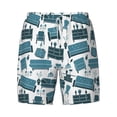 thumbnail image 4 of Lsque Mens Swim Trunks Modern Furniture Pattern - Bathing Suit Compression Liner - Beach Swim Shorts Swimwear - (S-3XL) - Stretch Quick Dry -Small, 4 of 9