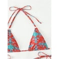 thumbnail image 3 of Women's Paisley Print Halter Triangle Tie Side Bikini Sets Two Piece Swimsuit Bathing Suits, 3 of 7