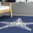 thumbnail image 6 of nuLOOM Hand Hooked Marine Indoor/ Outdoor Area Rug, 6' x 9', Marine Navy, 6 of 6