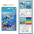 thumbnail image 1 of BAOPAI Reusable Water Drawing Book for Kids with 4 Magic Pages Educational Toys Gift for Ages 3-6, 1 of 2
