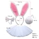 thumbnail image 1 of Diadema con orejas de conejo de Pascua, diadema de conejito de Halloween, horquilla para el pelo con forma de conejo blanco para niños y adultos, 1 of 6