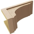 thumbnail image 6 of 10"W x 20"D x 10"H Wide Warren Rough Cedar Woodgrain TimberThane Corbel, Primed Tan, 6 of 6