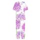 thumbnail image 4 of ICHUANYI Clearance Women's Summer Suit Fashion Short Printing Color Trousers Casual Two-Piece Suit(Pink, XL) ICHUANYI WER2023081402566, 4 of 5