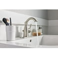 thumbnail image 3 of Moen Sarona Spot Resist Brushed Nickel One-Handle Single Hole Rustic Farmhouse Bathroom Sink Faucet with Optional Deckplate, 84144SRN, 3 of 6