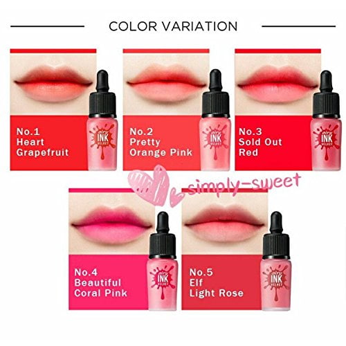 Peripera Peripera Ink Airy Velvet Lip Stain Color Tint 14 Rose Pink Walmart Com Walmart Com