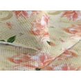 thumbnail image 3 of Ambesonne Vintage Quilted Bedspread Set 3 Pcs, Nostalgic Details Flowers, Twin, Beige Coral and Green, 3 of 4