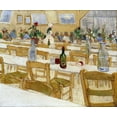thumbnail image 2 of Van Gogh, Vincent 17x15 White Modern Wood Framed Museum Art Print Titled - A Restaurant Interior, 2 of 4