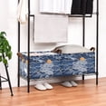 thumbnail image 3 of Yayeee Foldable Storage Basket for Shelves Waterproof Cloth Bins with Handles, Blue Night Sky, 3 of 7