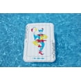 thumbnail image 2 of 69" Inflatable White and Blue Joker Playing Card Pool Mattress, 2 of 2