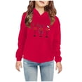 thumbnail image 2 of Lovskoo 2-7 Years Baby Clothes Christmas Toddler Baby Boy's Girl's Hoodie Children's Casual Print Sweatshirt for The Baby Gift Red, 2 of 7