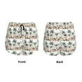 thumbnail image 3 of Salouo Flamingo Palm Trees Print Women's 2 in 1 Running Shorts Double-Layer Shorts Athletic Workout Gym Yoga Shorts Running Shorts for Women-Medium, 3 of 7