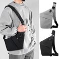 thumbnail image 4 of Sac à Bandoulière pour Hommes, Sac de Poitrine Imperméable Anti-Vol, Slim Cross, Décontracté, 4 of 8