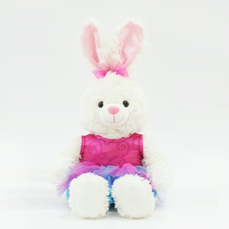 Easter Stuffed Toy - Plush Bunny Rabbit in Tutu Dress