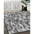 thumbnail image 2 of Ahgly Company Indoor Square Patterned Gray Cloud Gray Area Rugs, 3' Square, 2 of 6