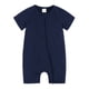 thumbnail image 1 of Gibobby Ropa Para Bebe de verano para niño y niña, sin mangas, de Color sólido, ropa cómoda para el , trajes con cremallera(Marina, 0-3 Meses), 1 of 5