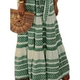 thumbnail image 4 of Gvmfive Women Summer Boho Beach Long Dress Sleeveless Tie Up Ruffles Maxi Dress, 4 of 4