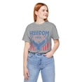 thumbnail image 5 of Unisex Freedom US Flag and Eagle 4th July Cotton Shirt, 5 of 10