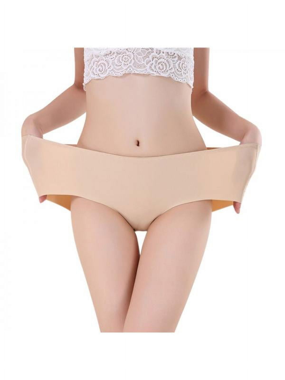 Women's Spandex Ice Silk Laser Cut Seamless Elastic Panties 