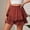 Wine, variant on Tqcoqu Flowy Shorts for Women Ruffle Skorts Mini Skirts High Waisted Summer Shorts,Black,Women's S-XL
