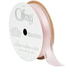 Offray Ribbon, Powder Pink 5/8 inch Sheer Ribbon, 9 feet