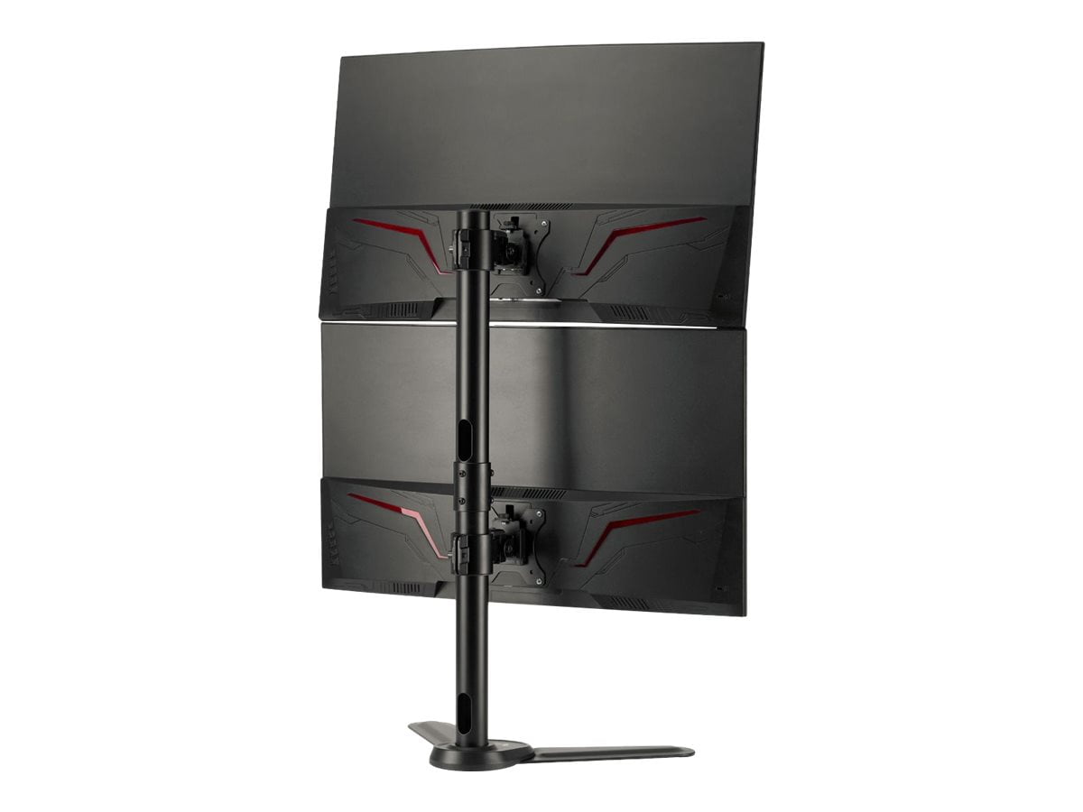 SIIG Freestanding Adjusting Vertical Dual Monitor Steel Stand Stand