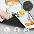 thumbnail image 3 of Disketp Gnome Camping Fishing for Crystal Velvet Car Mats Four-Piece Set,All-Season Automotive Protection, Vehicles, Cars, Trucks, and SUVs,Anti-Slip Design, 3 of 7