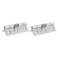 thumbnail image 1 of 2Pcs Self-Closing Door Hinges, 3" 304 Stainless Steel Spring Hinge, Interior, 1 of 6