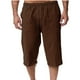 thumbnail image 2 of Pantalones de Lino Casual Suelto Cortado, Color Sólido Cordón Mezcla de Algodón para el Uso Diario, 2 of 8