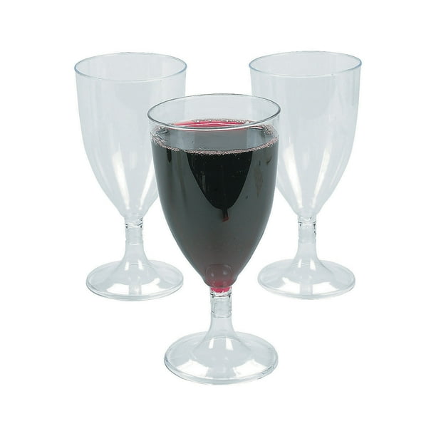 Plastic Wine Glasses (25Pc) 25 Pieces