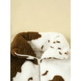 thumbnail image 5 of JYYYBF Toddler Girls Winter Warm Fleece Coat Long Sleeve Lapel Cow Print Zipper Outerwear, 5 of 7