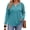 A-Lake Blue, variant on Lace Plus Size Tops for Women V Neck Short Sleeve Blouses Summer Tunic Shirts
