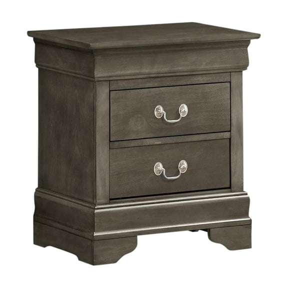Seaside Nightstand with 2 Drawers - Traditional Bedroom Furniture 22"W x 16"D x 24"H