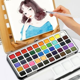 Fan-PAN Watercolor Paint Set - 42 Assorted Colors, Portable