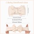 thumbnail image 2 of Dalrosia 6PCS Handmade Headbands with Double Bows Head Wrap Nylon Hair Accessories for Newborn Baby Girls Infant Toddlers Kids, 2 of 5
