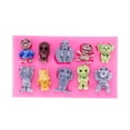 thumbnail image 5 of PinkHalloween Series Silicone Soft Food Safety Mold Clay Resin Ceramic CandyPink, 5 of 5