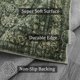 thumbnail image 2 of Alfombra Morebes Lavable Verde Oscuro 183x274 cm Vintage Boho, 2 of 8