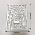 thumbnail image 5 of Marco cuadrado de metal troquelado TOLOVIS Merry Christmas, 5 of 5