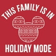 thumbnail image 2 of Men's Mickey & Friends Holiday Mode Pull Over Hoodie, 2 of 4