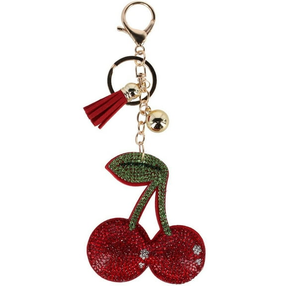 CTM  Glittering Favorite Cherries Bag Charm (Women)
