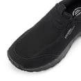 thumbnail image 5 of FitVille Extra Wide Mens Slip on Hiking Shoes Trekking Loafers with Arch Support, Black, 12 x-Wide, 5 of 6