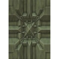 thumbnail image 1 of Ahgly Company Indoor Rectangle Patterned Khaki Green Novelty Area Rugs, 3' x 5', 1 of 6