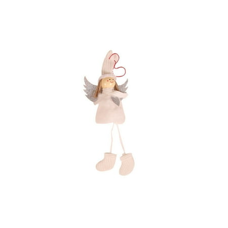 

Veki Cute Colorful Plush Angel Doll Christmas Tree Pendants Creative Hanging Decors Ornaments Stair Christmas