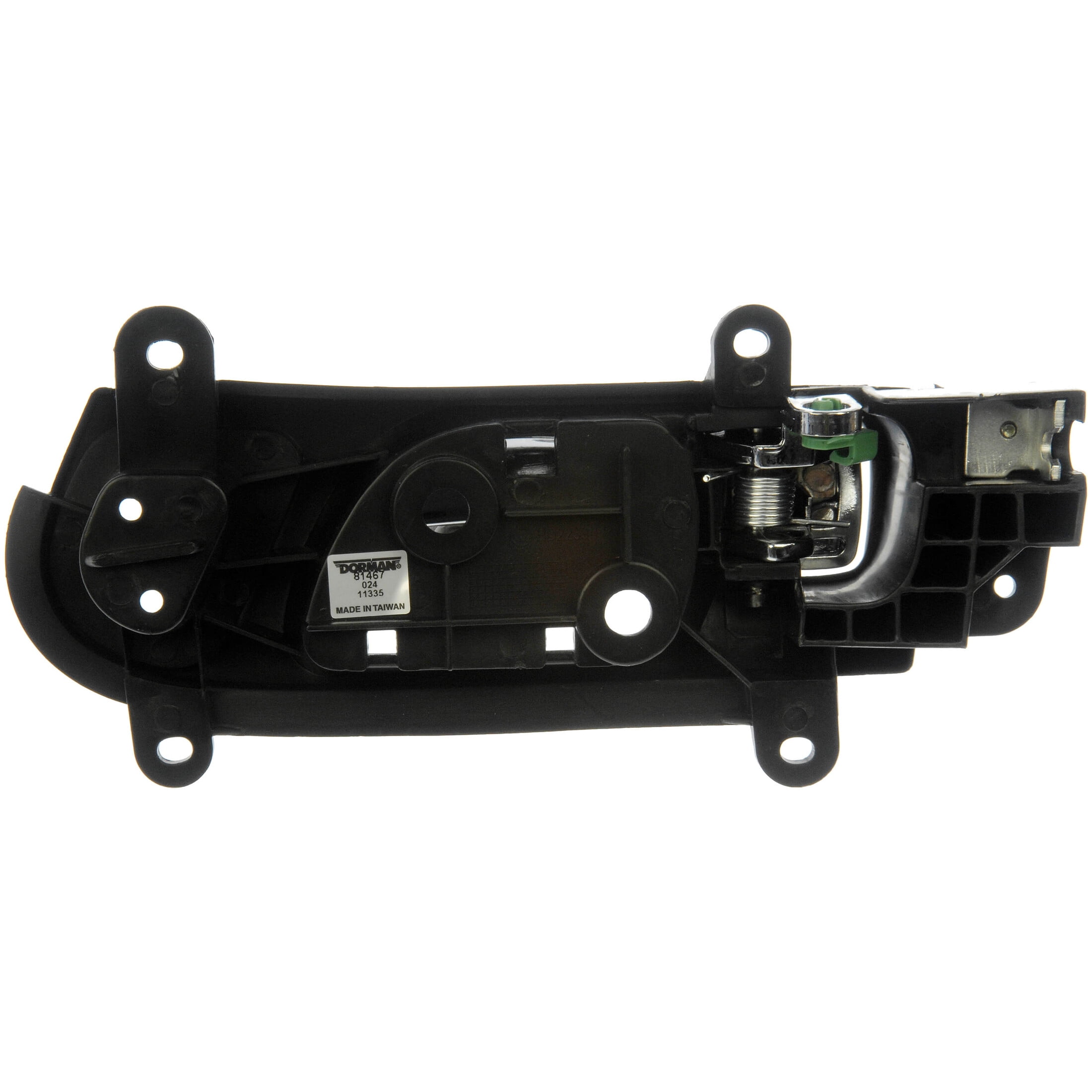 Dorman 81467 Front Passenger Side Interior Door Handle for Specific Honda Models, Chrome Lever; Black Housing