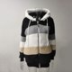 thumbnail image 4 of Chaqueta polar con capucha para mujer, sudadera con capucha de felpa de peluche, abrigo cálido de otoño e invierno, elegante abrigo de piel con cremallera, chaqueta de felpa con bolsillos, 4 of 5