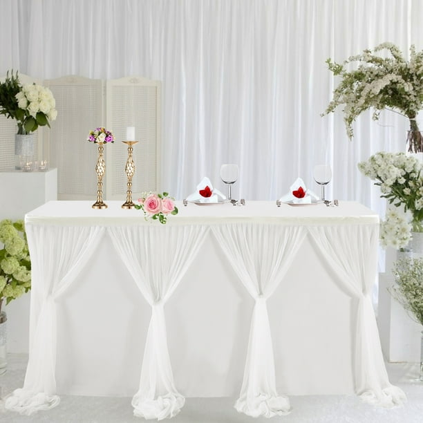 Jupe de table ronde hot sale