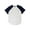 White/Navy, variant on Hat and Beyond Mens Button Down Baseball Two Tone Tee Hip Hop Fashion Inspired Raglan Athletic Fit Jersey