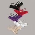 thumbnail image 5 of Brilliant Assurance Underwear for Women 5PCS Sexy Lingerie Lace Open Thong Panties G-Pants Lingerie Underwear Clearance Clothes under $5.00, 5 of 7